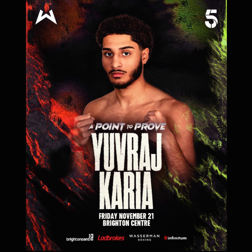 Yuvraj “The Crown Prince” Karia makes his UK debut
