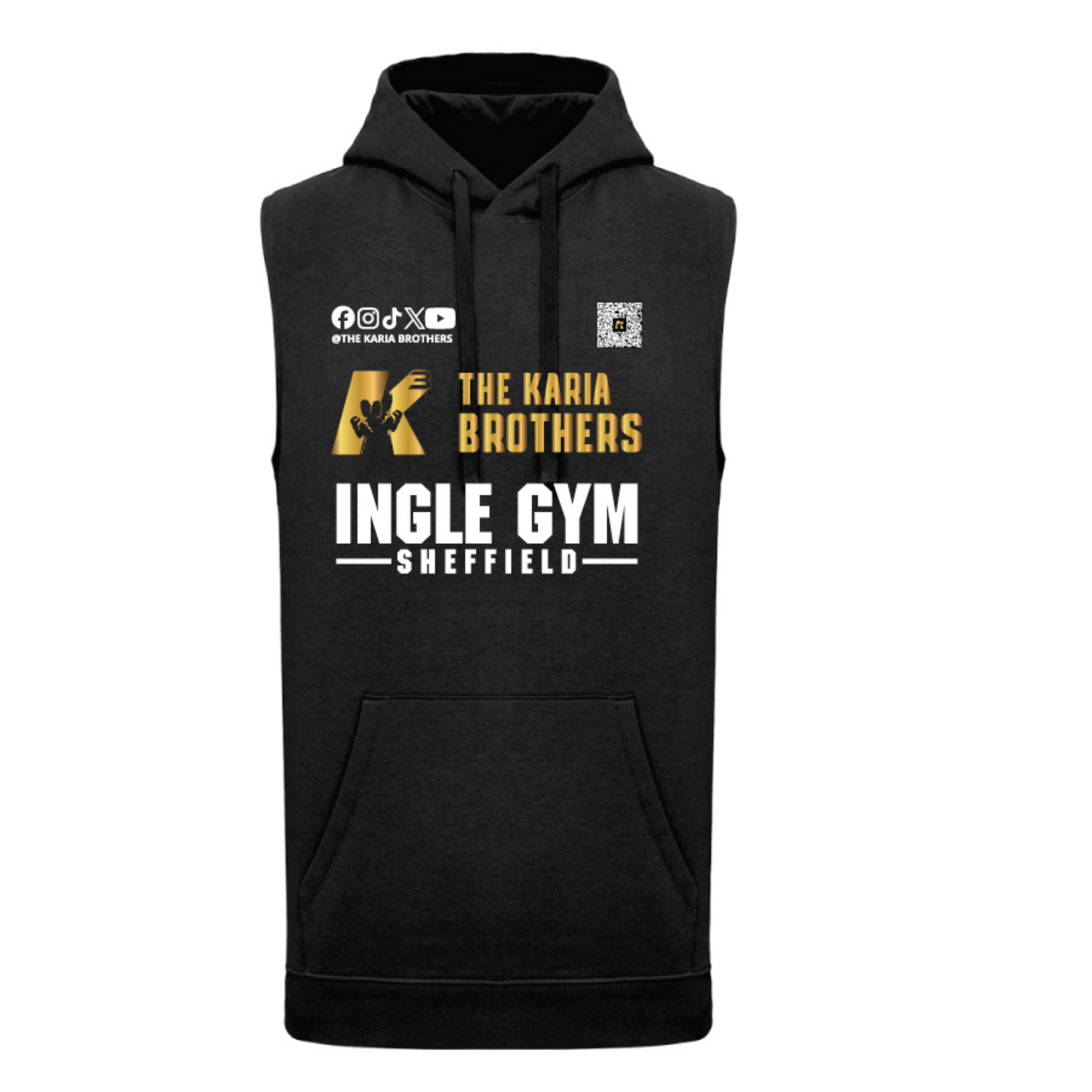 Karia Brothers Sleeveless Hoodie